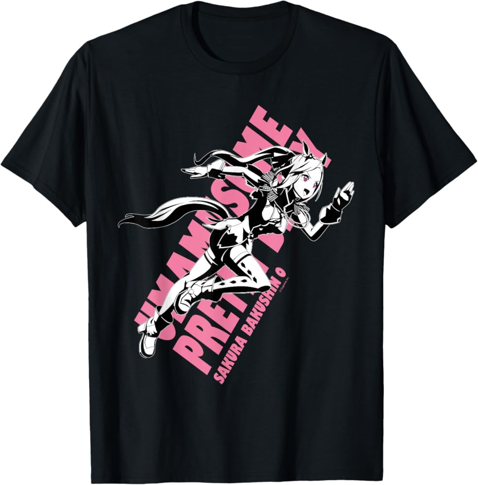 Amazon | ウマ娘 プリティーダービー サクラバクシンオー Tシャツ | T